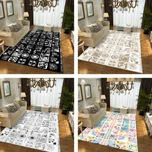 Современный Роскошный Ковер S гостиная спальня журнальный столик большой ковер креативный геометрический узор s бытовой принт ковер может на заказ