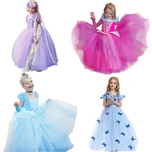 Платье Золушки для девочек; Пасхальный костюм; Детские платья для девочек; платья Эльзы; Vestidos; детское платье Белоснежки; платье принцессы Рапунцель и Авроры