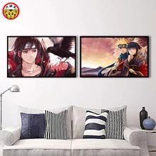 Наруто серии украшения дома живопись большая картина король DIY Цифровая живопись ручная роспись граффити Цифровая живопись