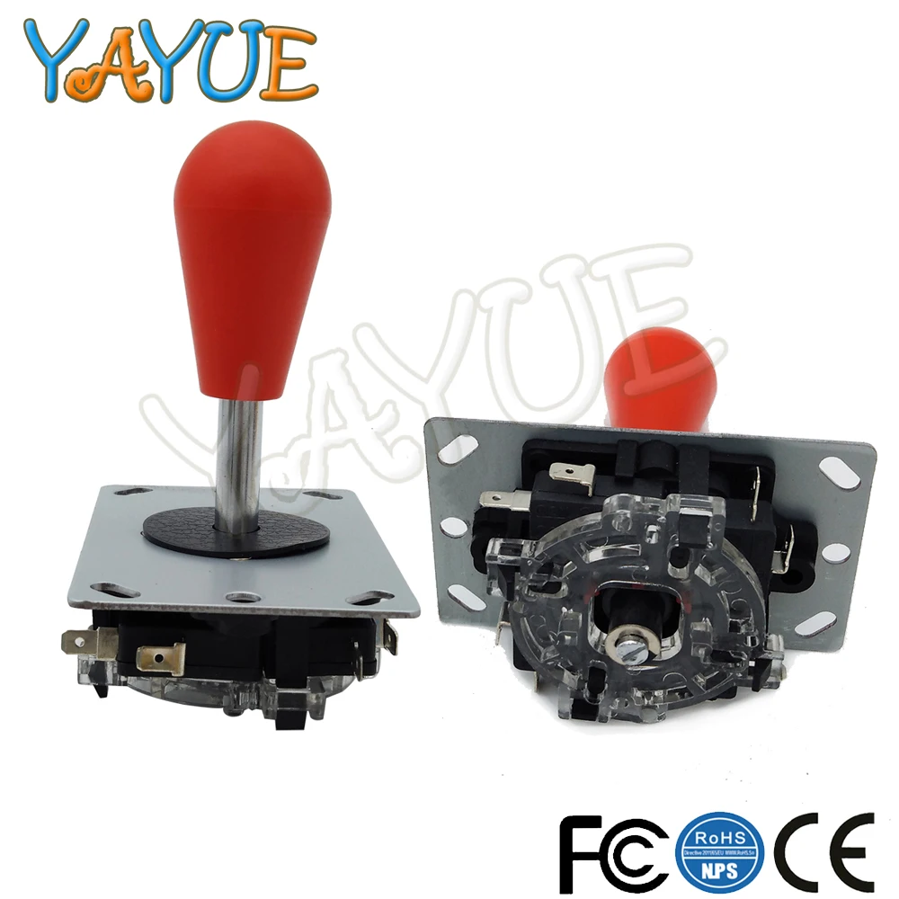 

Classic 8 way Arcade Game Joystick Ball Joy Stick with Microswitch Oval Topball Arcade Joysticks for Replacement DIY