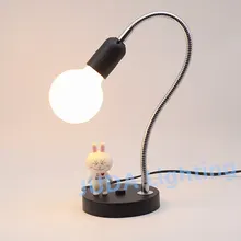 Настольная лампа JUDA E27 патрон лампы с шланговым нижним переключатель вкл./выкл. Кабель провод шнур набор цоколей лампы для 100 Вт Светодиодная лампа для чтения