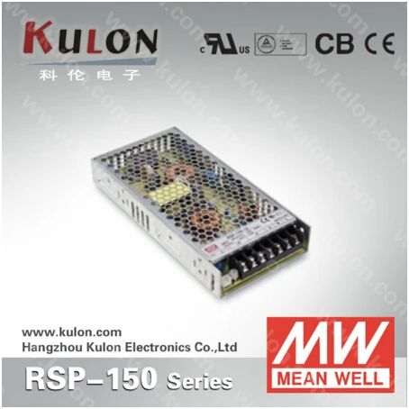 

150W 30A 5V Power Supply Meanwell RSP-150-5 low profile 30mm design with PFC function 3 years warranty