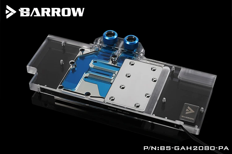 

Barrow BS-GAH2080-PA, LRC 2.0 Full Cover Graphics Card Water Cooling Blocks, For Galaxy RTX2080 Gamer barrow water cooling
