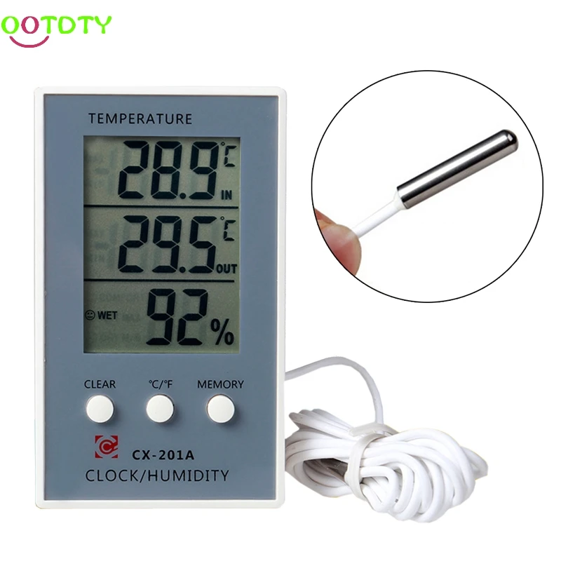 

LCD Digital Thermometer Hygrometer Temperature Humidity Measurer Tester