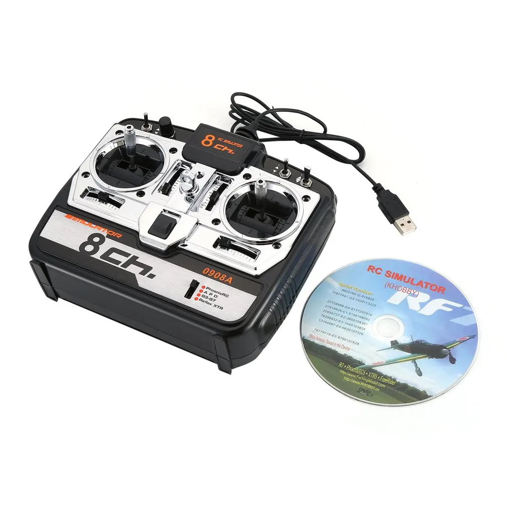 

JTL0908A 8CH RC Flight Simulator Support Realflight G7 Phoenix 5.0 XTR Remote Control Helicopter Fixed-wing Drone