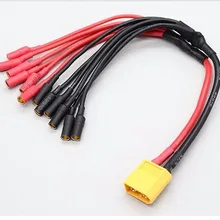 Новое поступление XT60 до 6X3,5 мм пуля ESC Мощность коммутационный кабель