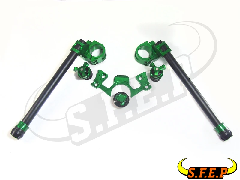 Алюминиевый зажим для руля Kawasaki Ninja 250 300 2013 2014 2015 2016|Накладки и декоративные