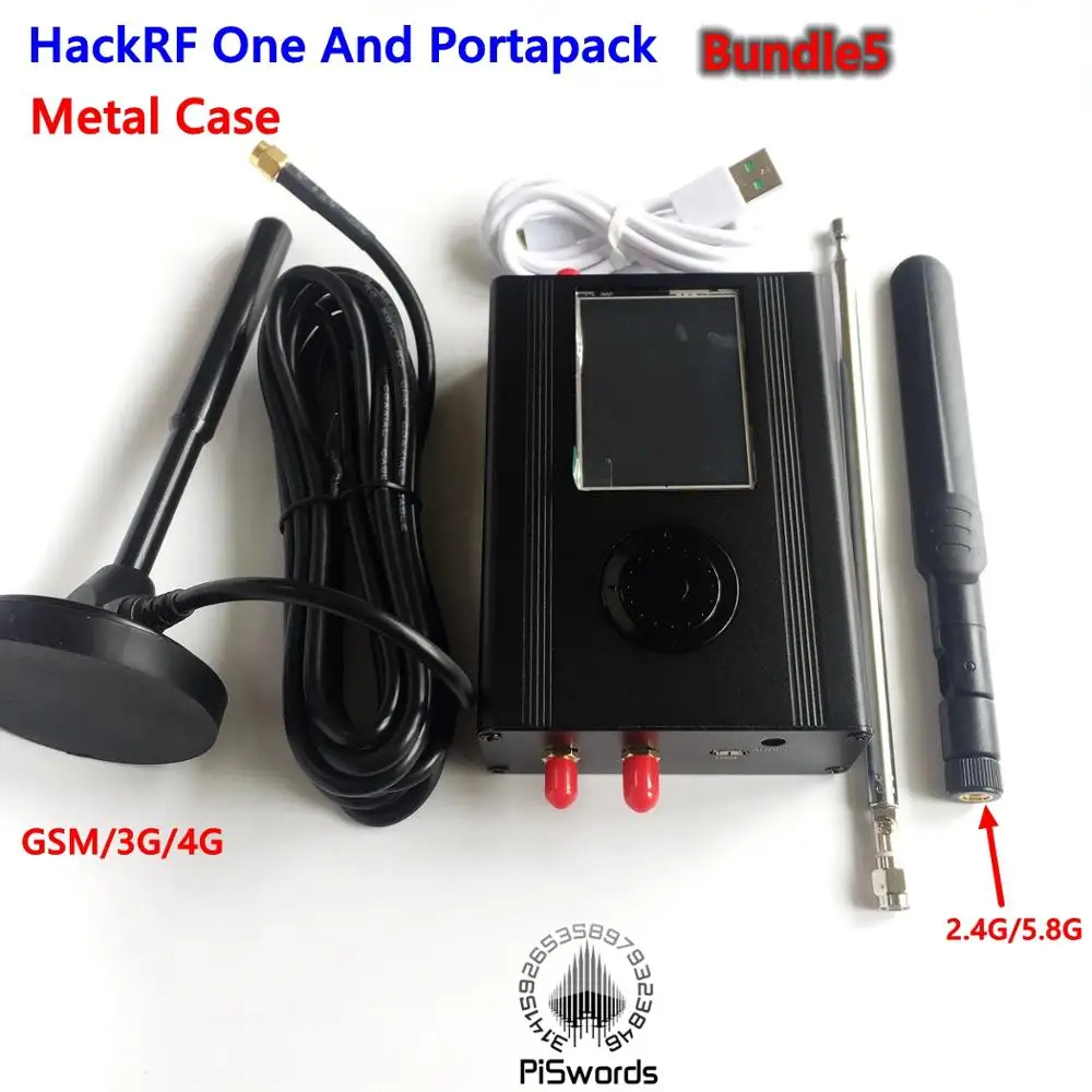 Последняя Portapack и Hackrf One SDR с майхем прошивки Tcxo металлический