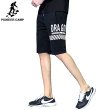 Пионерский лагерь, летние повседневные шорты, Мужская брендовая одежда с буквенным принтом, мужские Модные шорты высокого качества, черные, зеленые, ADK701049