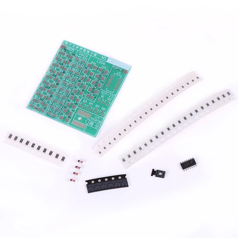 HELTC DIY SMT SMD компонентный сварочный практический Совет Комплект для пайки ресор диодный транзистор с запуском обучения электронный