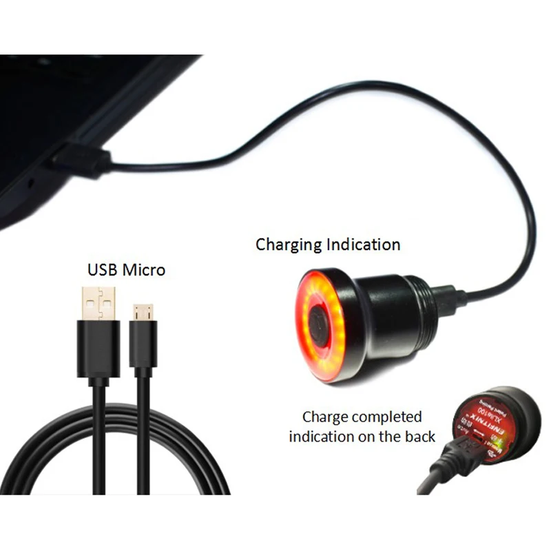Perfect Xlite100 Usb Rechargeable Led Bike Tail Light lantern Smart Brake Sensor Taillights MTB Road Cycle Rear Led Bycicle Back Lights 4