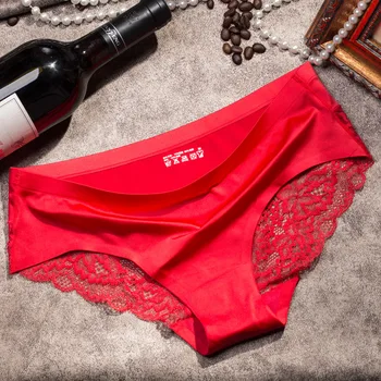 

VDOGRIR Sexy Underwear Women's Lace Briefs Thongs Panty Women Lingerie Seamless Transparent Women Intimates Femme Panties Tangas
