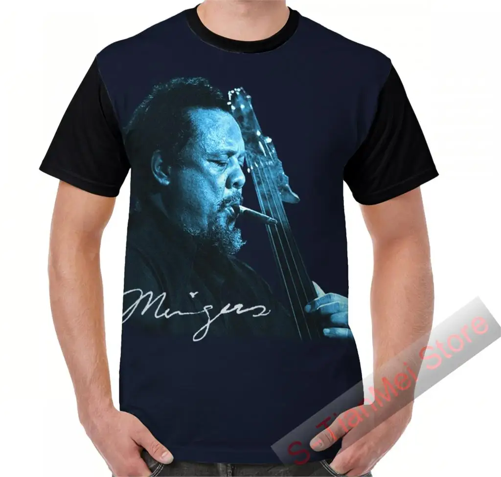 

Summer Graphic t shirt men tops tees Charles Mingus T-Shirt printed women funny T-Shirt Short Sleeve Casual tshirts