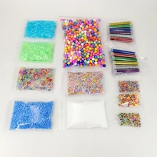 22 пачки DIY снежные грязевые частицы аксессуары слизи шарики маленькие крошечные пенопластовые бусины для плавок наполнитель для DIY поставки 2-4 мм