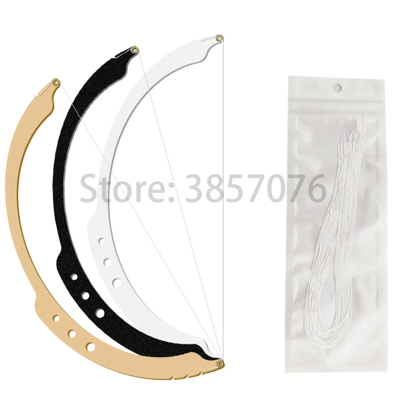 

Permanent makeup Bow and Arrow Line Ruler For makeup eyebrow Microblading Measuring Tool With 15pcs Liners 15pcs Dyeing liners