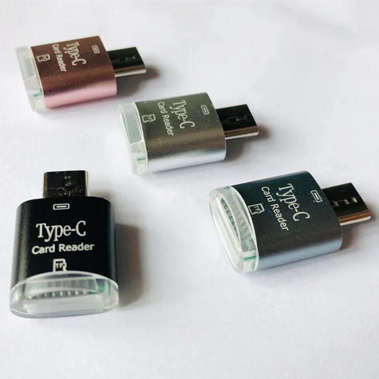 

Type C OTG Adapter TF Card Reader Mini Memory Card Adapter Micro USB Port Adapter For Smart Phone Tablet