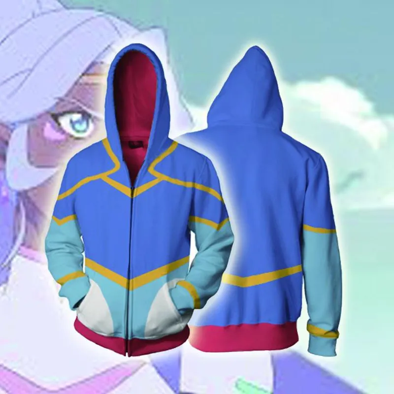 

Voltron:Legendary Defender Princess Allura Hoodie Costumes Sweatshirts Anime 3d Digital Printing Cosplay Zipper Clothing