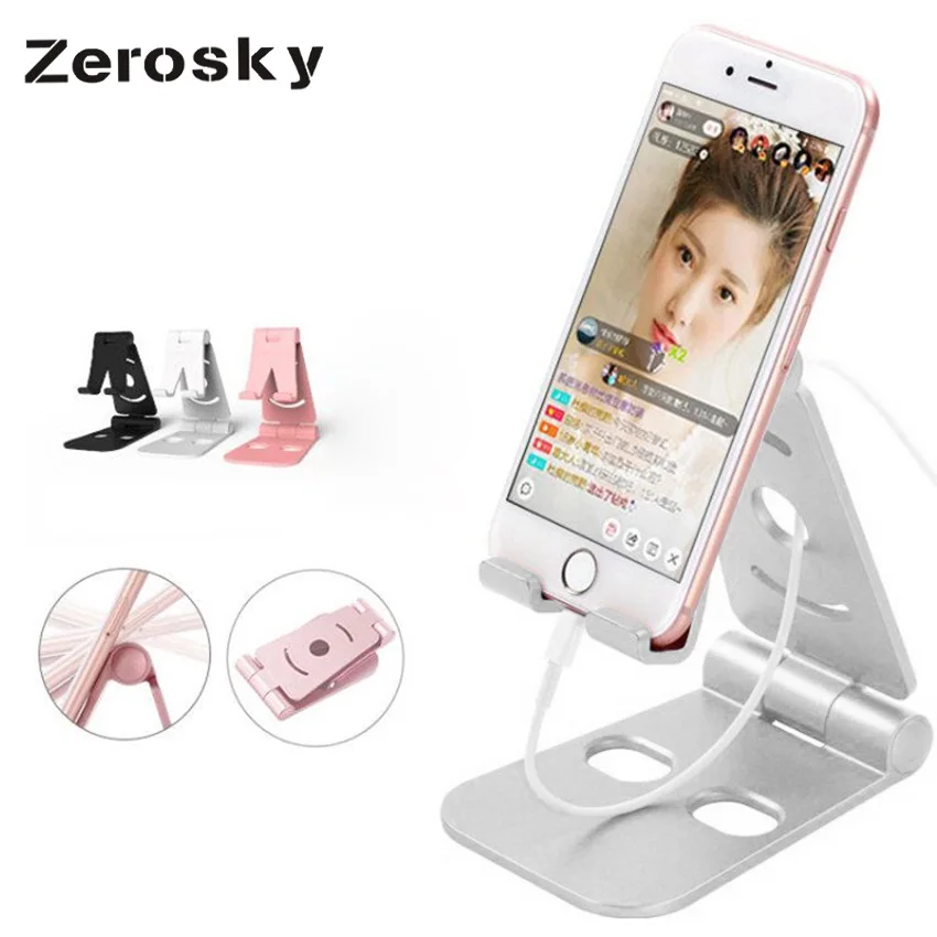 Zerosky Universal Fold Phone Holder Plastic Phone Holder Charging Dock