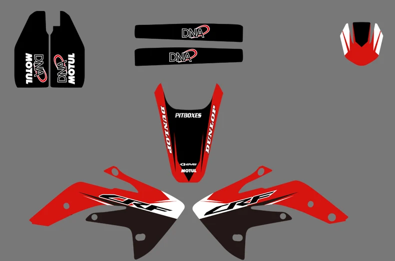 Графический фон наклейка для мотоцикла Набор Honda CRF150R CRF 150R с жидким охлаждением