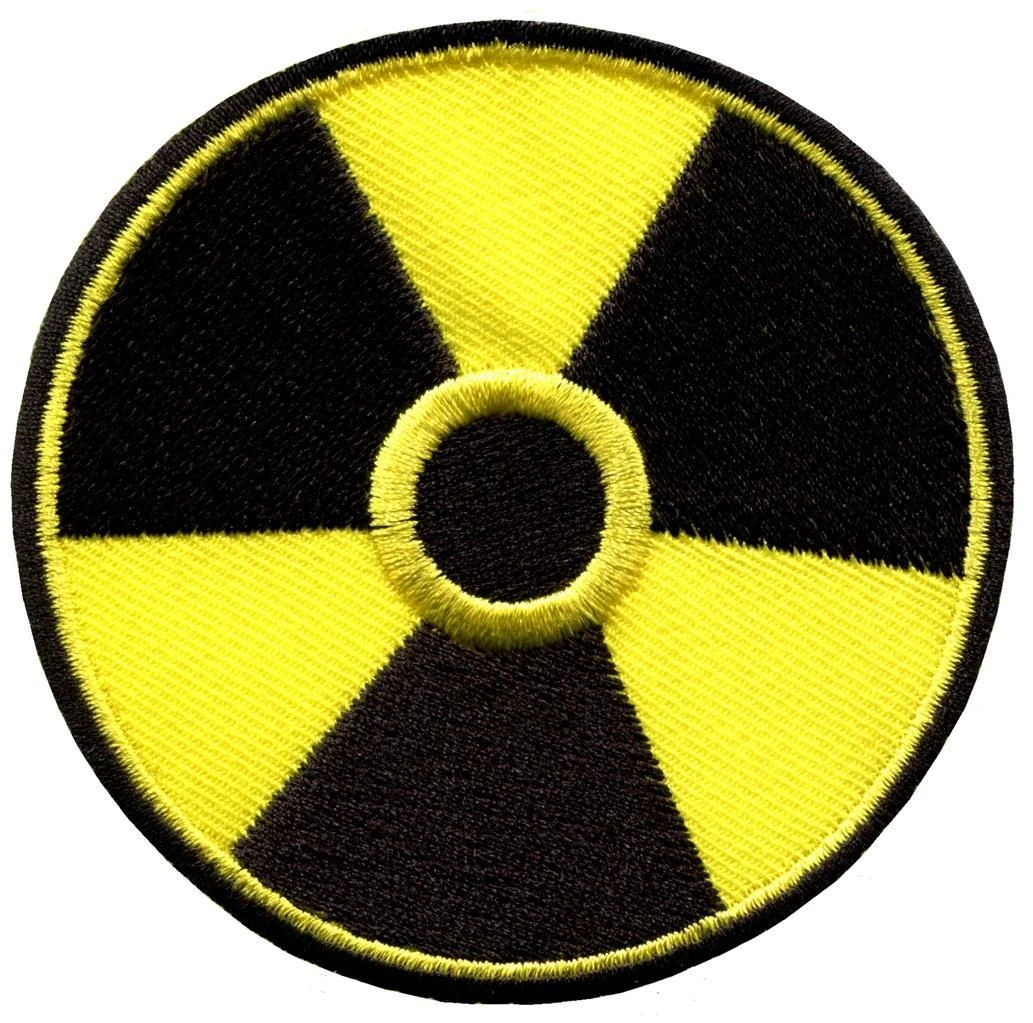 Radiation Symbol Hazard Warning Biohazard Danger Applique Iron On Patch Made Of Cloth Guaranteed 100 Quality Free Shipping Iron On Patches Patches Patchesapplique Patch Aliexpress