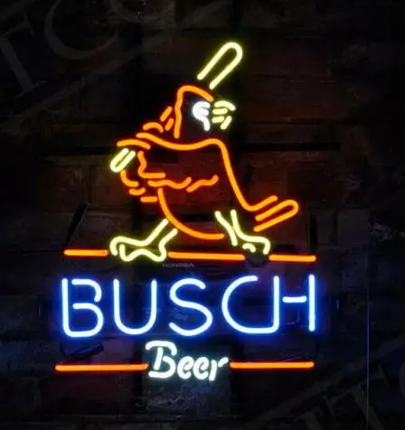 

Custom Busch Glass Neon Light Sign Beer Bar