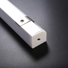 10 шт.* 1 м Большие размеры Алюминий LED профиль pc площадь крышки для углу светодиодный алюминиевый слот для двухрядные светодиодные полосы света