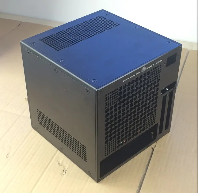 Усилитель шасси SFX ITX алюминиевый корпус (239*230*245 мм) amp Чехол DIY box|Усилители