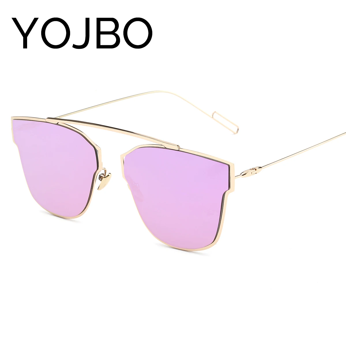 

YOJBO Mirror Sunglasses Women Brand Designer Polarized 2019 Fashion Oversized Glasses Ladies High Quality UV400 Retro Eyewear