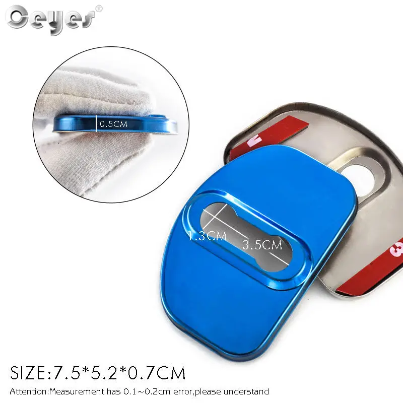 

Ceyes Auto Accessories For Volkswagen VW Touran MK6 Passat B5 B6 B7 Golf Polo Old Model Custom Logo Car Styling Door Lock Covers
