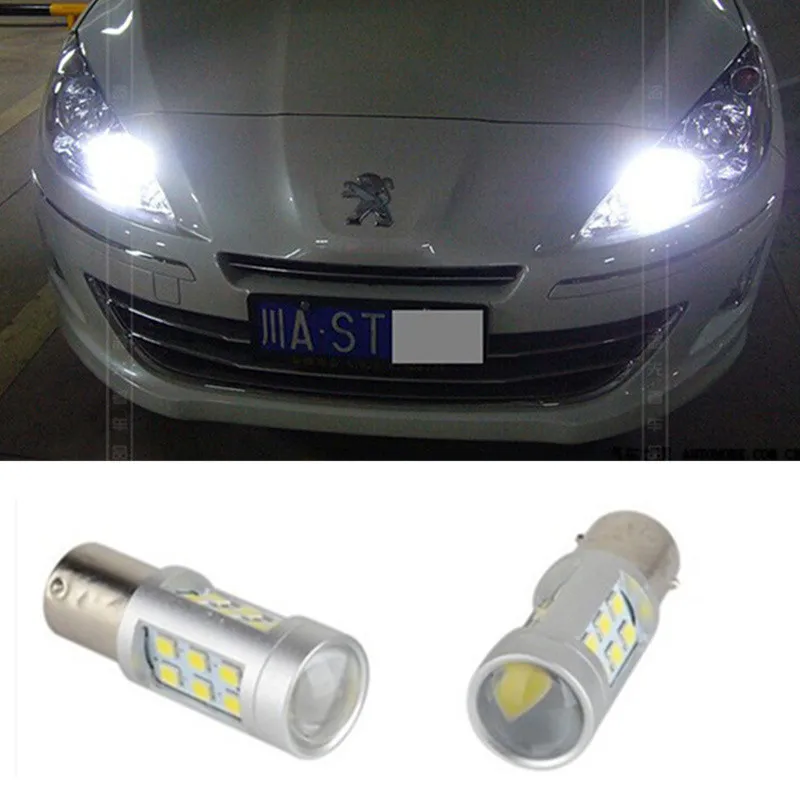Светодиодные дневные Противотуманные фары для Peugeot 308 408 RCZ Citroen C4L Fiat Viaggio 2X|daytime
