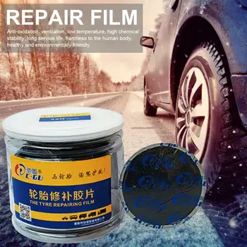 

Car Radial Tire Repair Patch Natural Rubber Round Patches Medium Assortment Vacuum Tire Cold Film For Cars Truck Motorcycle