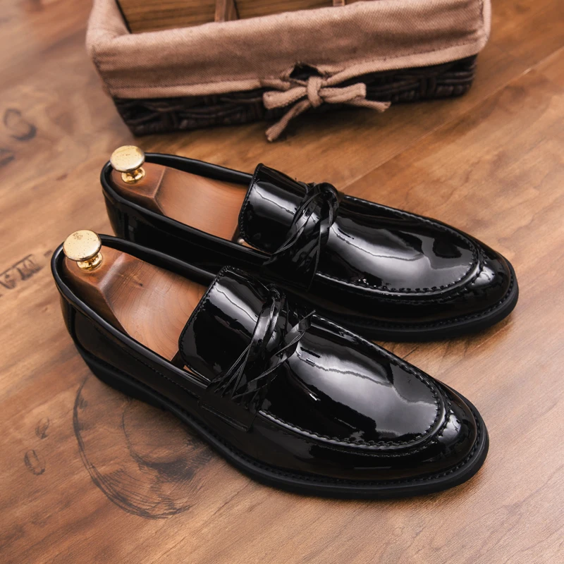men designer formal leather shoes slip on unique dress male footwear wedding italian luxury brand elegant oxford shoes for men (31)