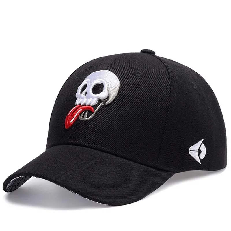 Buy 2017 New Skull Snapback Caps, fashion Baseball Hat