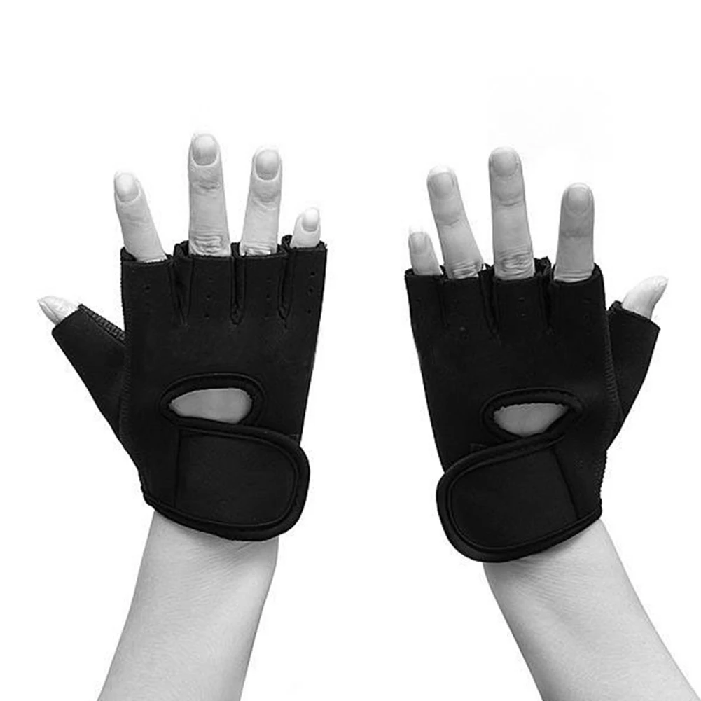 

JINM Weight Lifting Glove, Gym Exercise Training Sports for Women and Men Fingerless Grip Straps Glove
