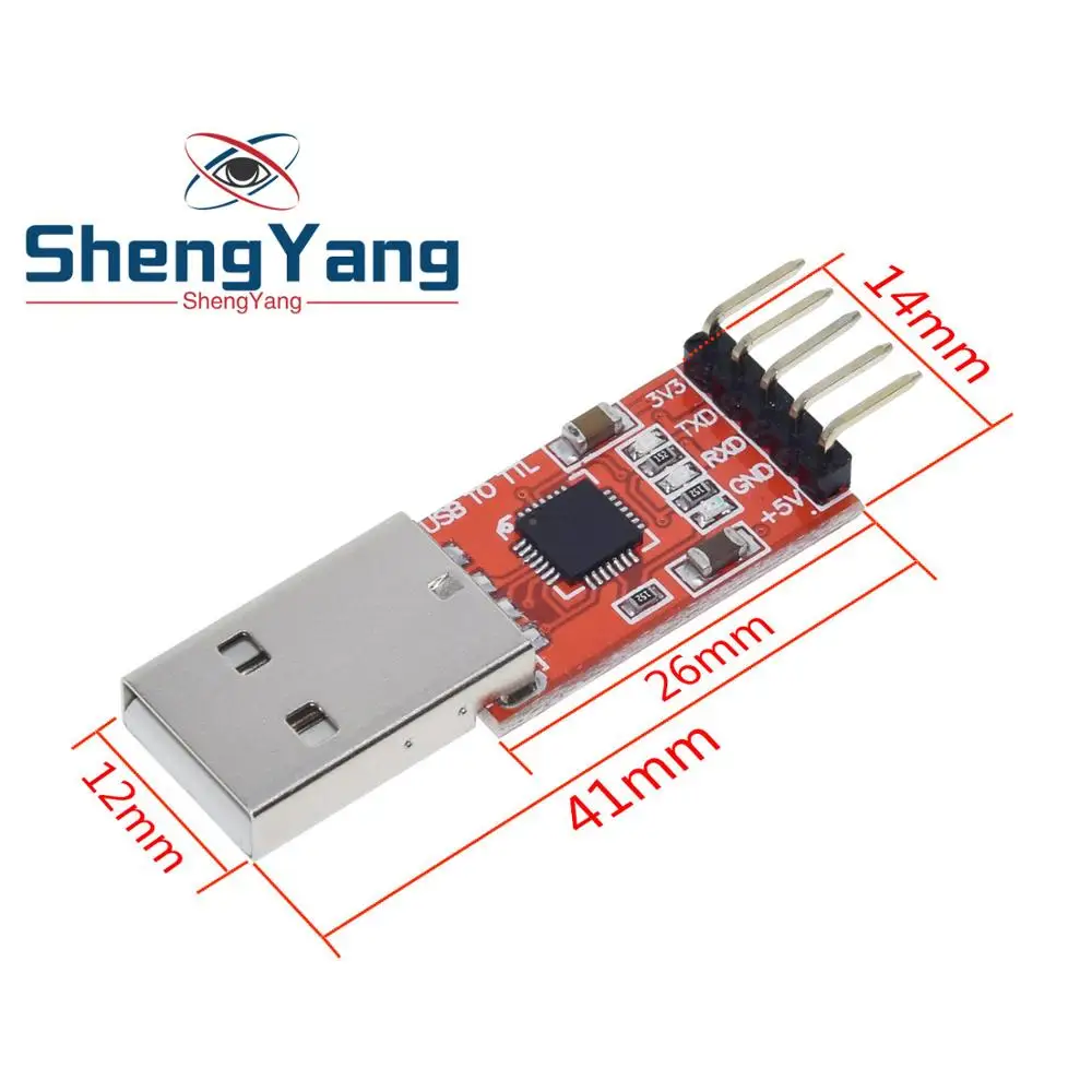 ShengYang CP2102 USB 2 0 к TTL UART модулю 5 контактный последовательный преобразователь STC