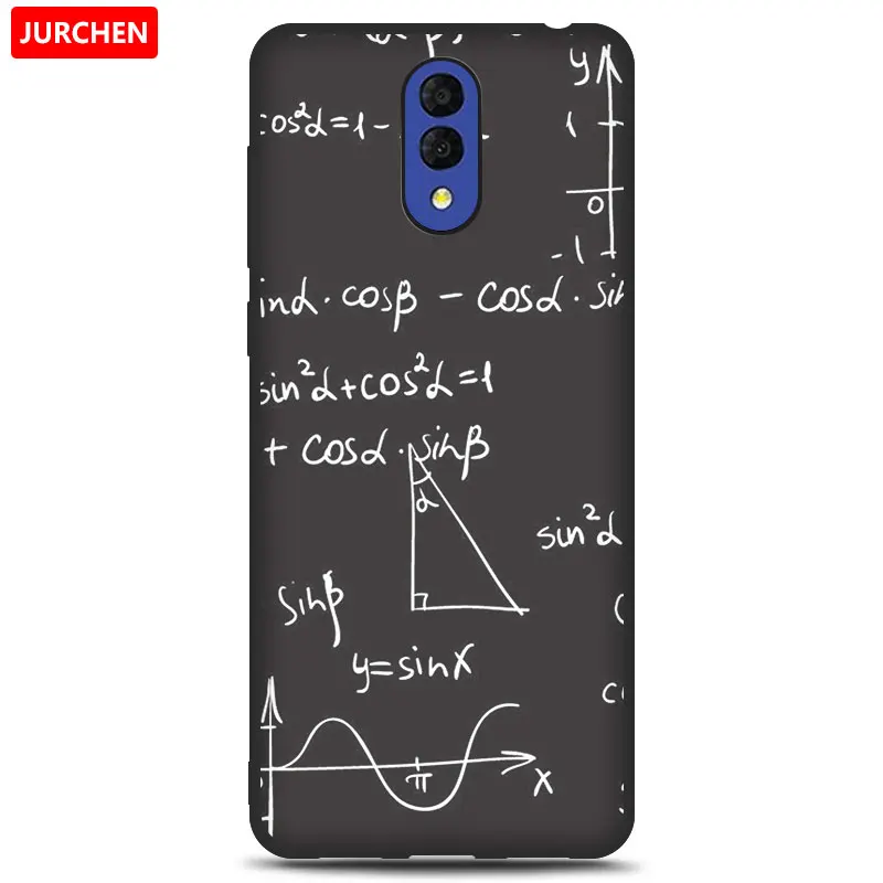 JURCHEN Case For Alcatel 3L Case Soft Tpu Silicone Back Cover For Alcatel 3L 3 L Case Cover Funda Printing Bag Cartoon - Цвет: 28