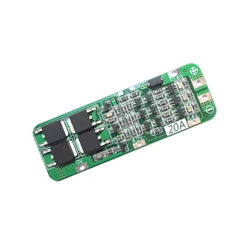 

1PC 3S 20A Li-ion Lithium Battery 18650 Charger PCB BMS Protection Board For Drill Motor 12.6V Lipo Cell Module 59x20x3.4mm