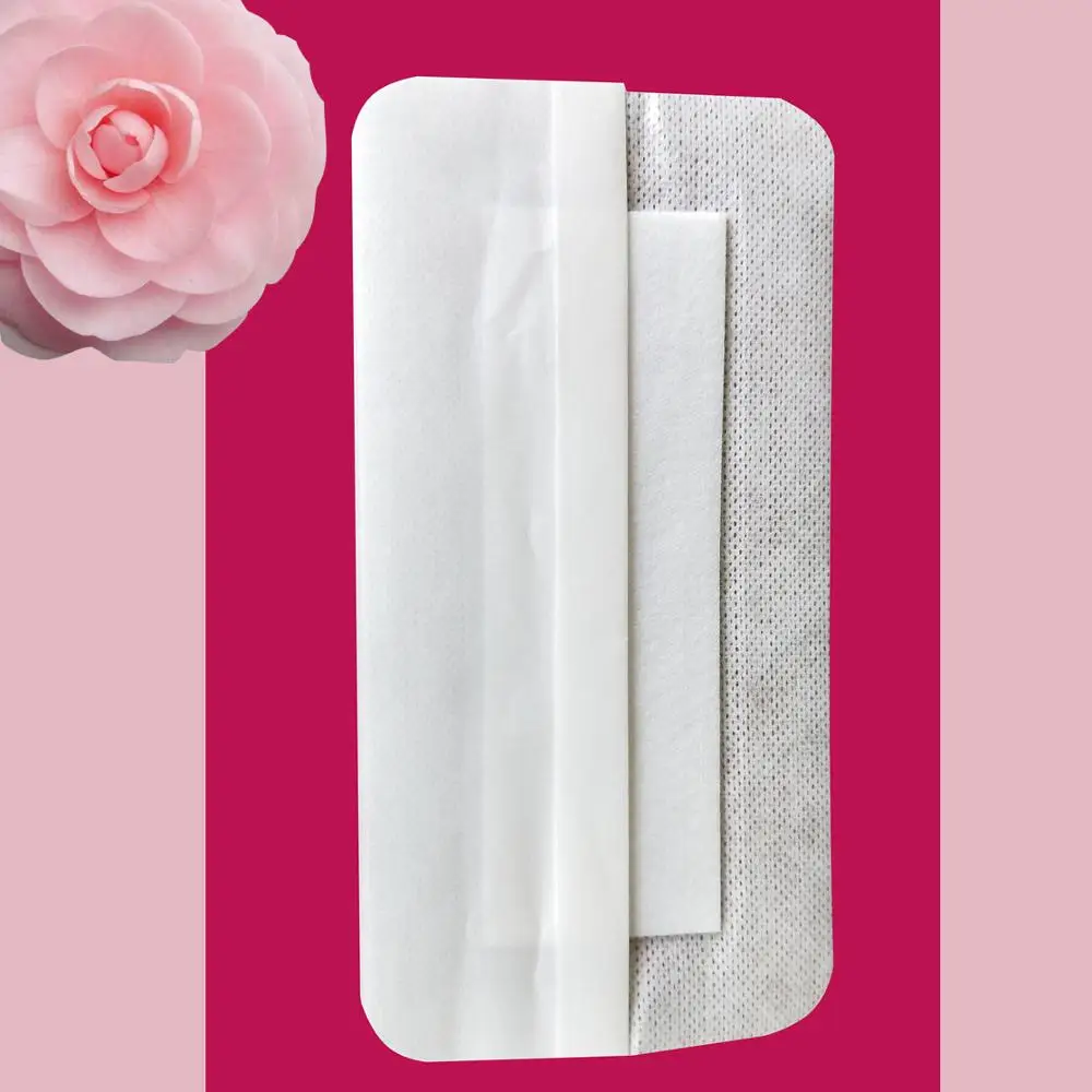 1pc 10cm*20cm nonwoven waterproof wound dressing health dupont microfiber non-woven spunlace dressings adhesive pad plaster