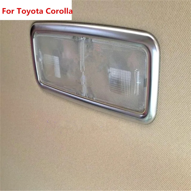3 шт. для Toyota Corolla (E170) 2014 2015 ABS хром матовая внутренняя передняя + Задняя лампа
