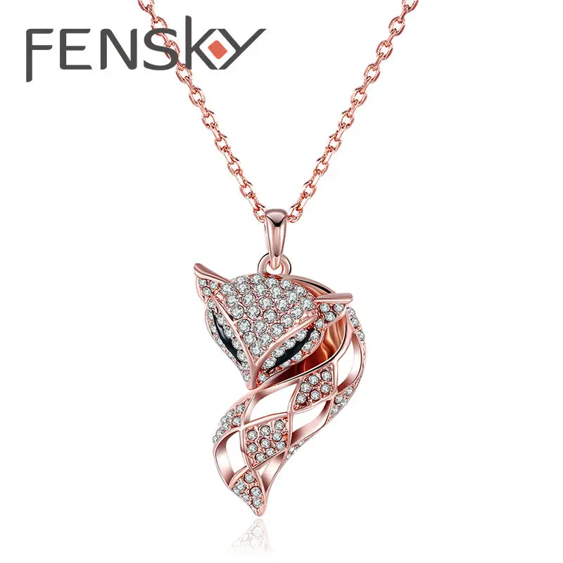 Rose gold necklaces for sale