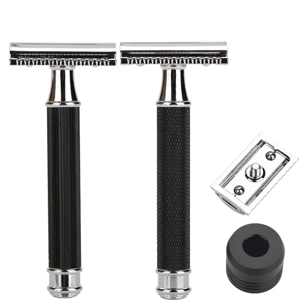 Barber Men Classic Safety Razor Manual Double Edge Razor Set Hair