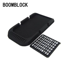 BOOMBLOCK парковочная карта Противоскользящие коврики наклейки для Nissan qashqai j11 аксессуары juke x-trail tiida Citroen c4 c5 c3 автостайлинг