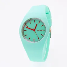 Mulheres relógio Curren Homens Relógio Relogio masculino Relojes Pará Hombre Coreano Lazer Moda Ultra-fino Relógio Geléia de Silicone Relógio