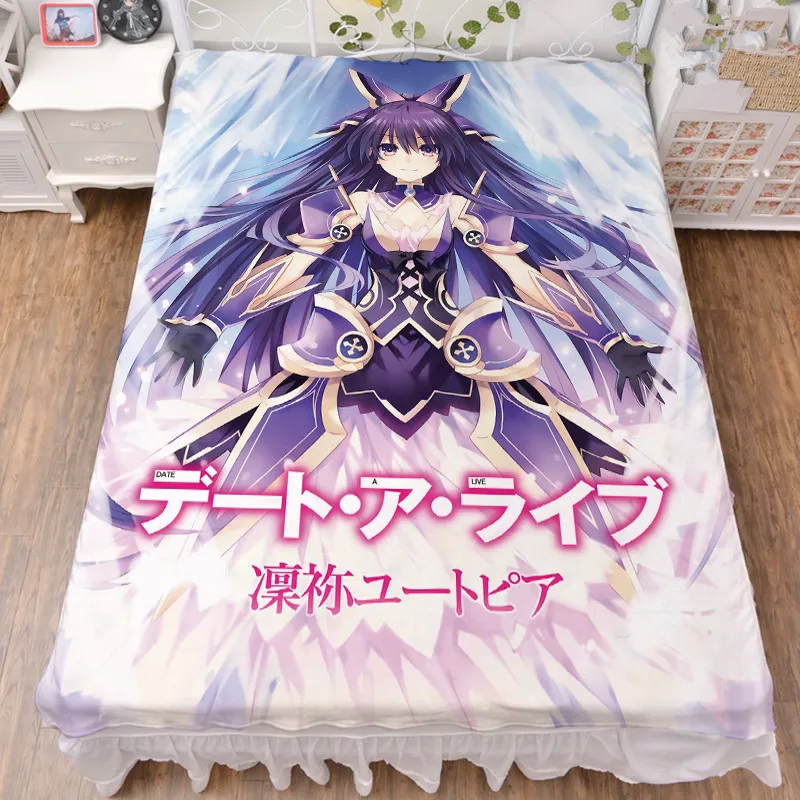 Простыня Yatogami Tohka простыня с принтом из аниме свидание и живые персонажи