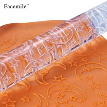 Акрил выбивая Скалки сахар Craft Tool Помады Украшения Торта Moon Star Форма Кондитерские инструмент Кухня аксессуары