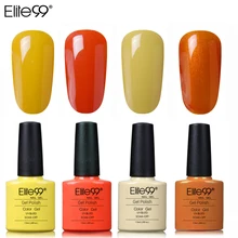 Elite99 Vernis top coat Gel Polonês Tudo Para Manicure Semi Permanente LED UV Gel Verniz Soak Off Nail Art Gel unha Polonês(China)