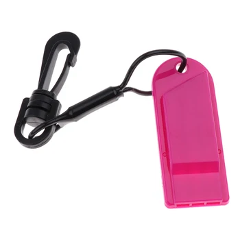 

20cm/7.87 inch Safety Whistle with Swivel Clip on Lanyard Attaching to Kayak Jet Ski Canoe Boat Vessel Safety Signaling Device