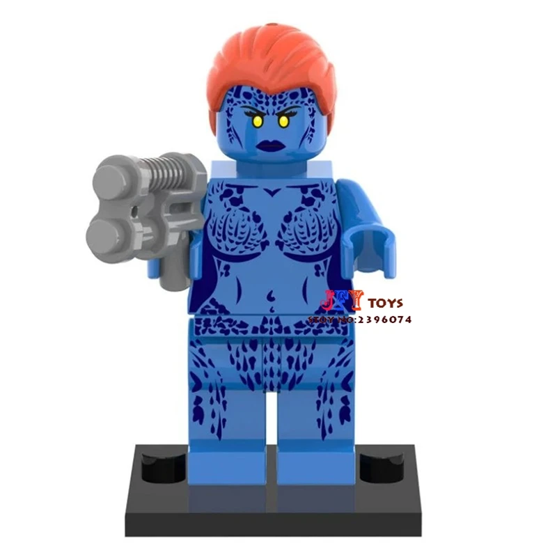 Single Sale star wars superhero Mystique x men building blocks model bricks toys for children brinquedos