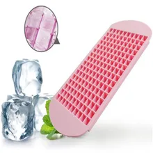 160 сетки Пищевой Силиконовый поднос для льда фруктовый лед производитель кубиков DIY креативная маленькая форма для льда квадратная форма кухонные аксессуары