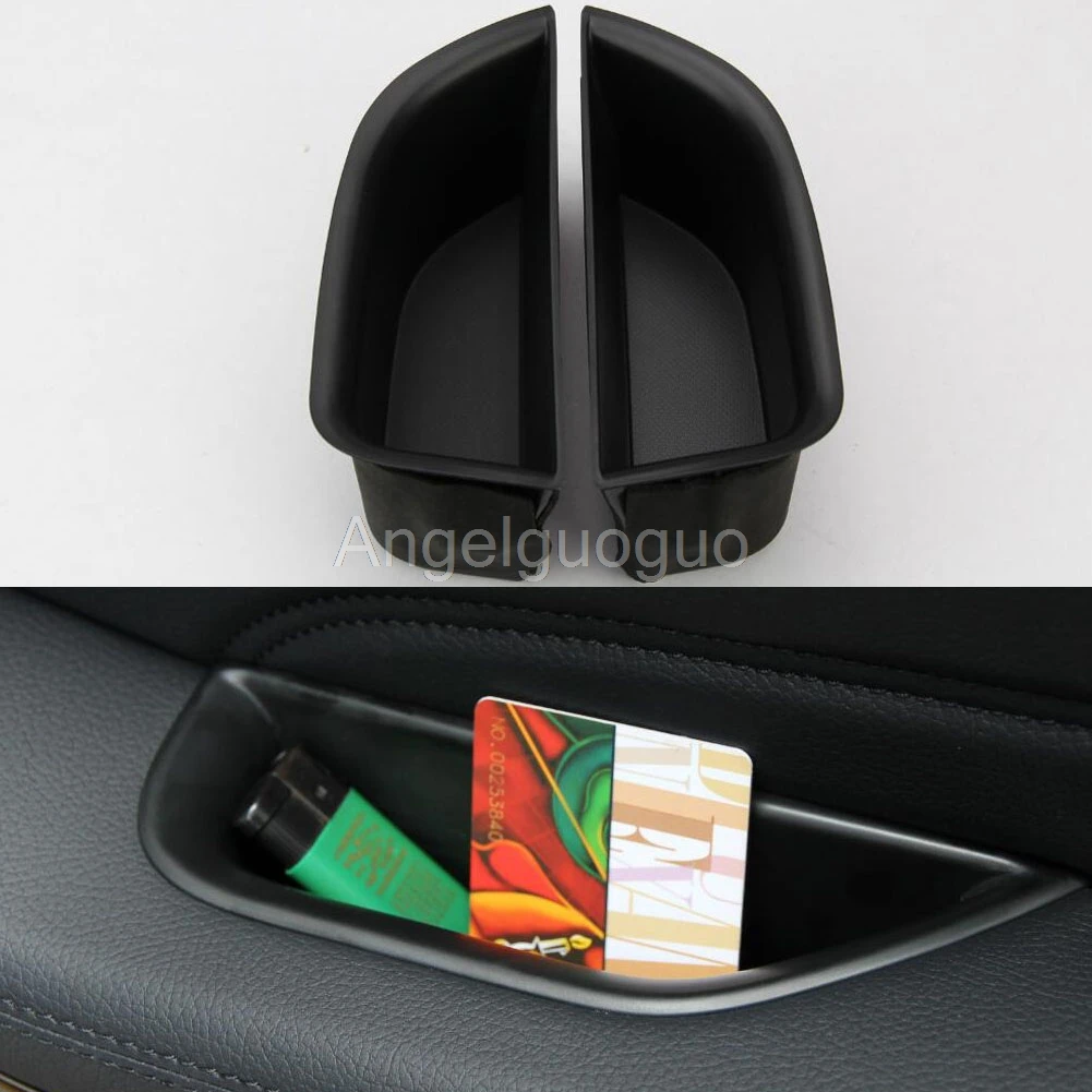 

Angelguoguo Car Front Door Storage Box Container Holder For Mercedes Benz CLA W117 C117 GLA X156 A Class A180 A260 GLA200 LHD